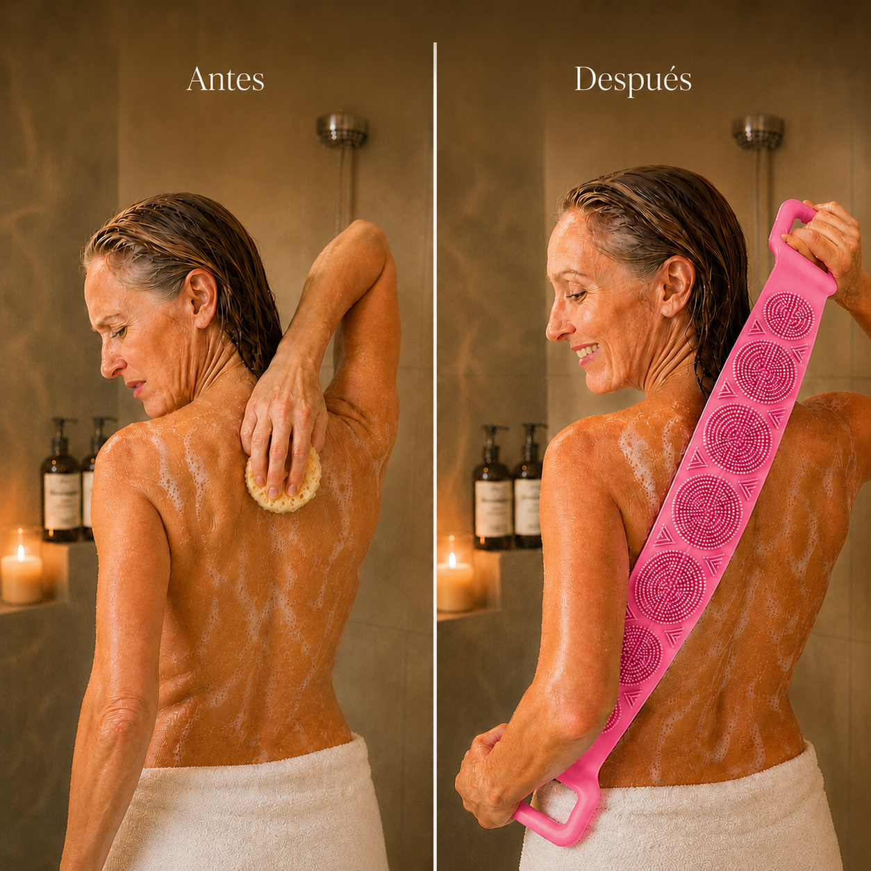 Cepillo Exfoliante Corporal de Silicona