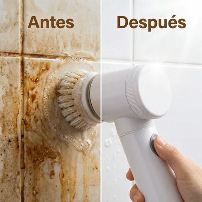 Cepillo Eléctrico Giratorio 5 en 1                  Limpieza Profunda sin esfuerzo